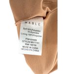 Amable by Mable Tan‎ Rhinestone Mesh Two Piece Skirt Set Party Cocktail Tan Size M Photo 4
