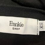 Frankie Shop Women's Black Knit Short Sleeve Pullover Tee T Photo 2