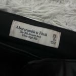Abercrombie & Fitch Abercrombie Pleather Jeans Black 90s Fit Photo 2