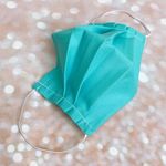 Turquoise Tiffany Blue Face Mask Premium Cotton Face Mask Photo 1