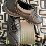 Clarks Women’s Clark Wave Wheel Black Leather Shoes Photo 0