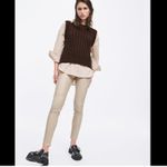 ZARA NWT  Brown Ribbed Knit Vest Photo 4