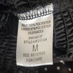 HYFVE Black Polka Dot Mini Dress with Fitted Smocked Skirt Size Medium Photo 7