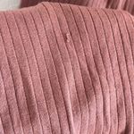 Victoria's Secret Pink Ribbed Crop Wide Leg Lounge Cozy Pants Pink Mauve XS Photo 6
