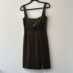 Jenny Yoo  Collection Olive Green Square Neck Dress in Size Ten Mara Mini Photo 3