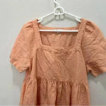 Madewell  Linen-Blend Allie Mini Dress size M Photo 2