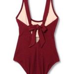 Kona Sol Textured One Piece Bathing Suit Photo 1