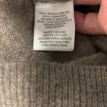 Joie  Size M 100% Cashmere Cardigan Sweater Taupe Brown Snap Front FLAWS Photo 4