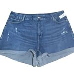 Old Navy Curvy OG Straight NWT Denim Short Plus Stretch Sold Out Style Size 22 Photo 1