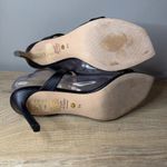 Stuart Weitzman  Black Square Toe Heeled Sandals Minimalist Quiet Luxury 9.5B 40 Photo 7