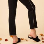 new amo ☻︎ Chloe Crop Stretch Jeans w with Piping ☻︎ Black + Natural ☻ 24 Photo 6