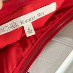 Rachel Roy RSVP Red Pleated Strapless Mini Dress Size 6 Photo 3
