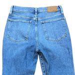 Madewell The MomJean Denim Tapered Leg Jeans Leacrest Wash High Waist Size 26 Photo 3