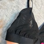 Parade Mesh Sheer Bralette Bra Set of 2 Black Pink Size XL Photo 4