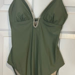 Kona Sol  Green One-Piece Swimsuit Photo 0