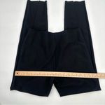 Athleta Interstellar Black Pants Size 12 Work Commute Split Hem Zip - unhemmed Photo 8