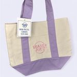 NWT Purple Trader Joe's Mini Tote Bag Photo 0
