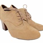 Isola  Elizabeth Tan Suede Booties Sz. 7 Photo 1