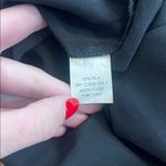 Amanda Uprichard Silk Black Cold Shoulder Top Photo 3