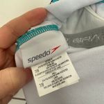 Speedo  Women’s 7/8 Blue Patterned One Piece Swim Photo 3