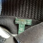 Lauren Ralph Lauren Toggle Neck Heavy Sweater Black Photo 4