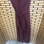 Antonio Melani  Burgundy‎ One Shoulder Jumpsuit Size 6 Photo 3