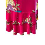 Ralph Lauren NWT! Lauren  Floral Stretch Jersey Pink Dress - Size 8 Photo 6