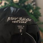 Betsey Johnson Vintage Black Sequin Silk Blouse Photo 5