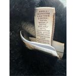 UGG NWT!  Black Genuine Leather Shearling Cuff Touchscreen Compatible Gloves S Photo 5