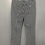 J.Crew Navy White Remi Gingham Button Hem Slim Straight Classic Preppy Pants 8 Photo 4
