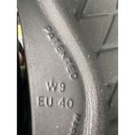 OOFOS OOLALA Luxe Sandal Animal Print Women's Size 9 Black Photo 1