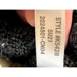 Madewell  Donegal Belmont Charcoal Gray Sweater Ribbed Mockneck Marled Small Photo 6