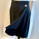Max Mara  Italian Wrap Skirt Triacetate Blend Button Detail Workwear Evening~6🧡 Photo 10