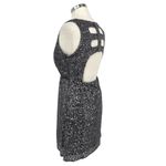 The Vintage Shop Cutout Silver Sequin Sleeveless Party Mini Dress Size Large Photo 5