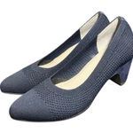 Eileen Fisher  GABBY STRETCH KNIT PUMPS DRESS SHOES Women Size 6.5 Navy BLUE Photo 0