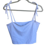 Susana Monaco  $98 Tie Top‎ Tank In Sugar White Size Large NWT Photo 0