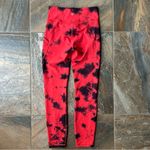 Lululemon Invigorate High-Rise Tight 25" Tie Dye Carnation Red Black Size 4 Photo 3