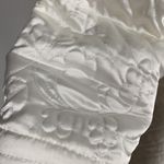 Vintage Quilted Robe/House Coat Jacket Size M White Size M Photo 2