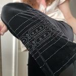 Adrianna Papell Vintage  Evening Velour Wide‎ Leg Beaded Hem Pants Small Photo 1