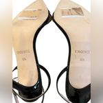 L'Agence NWOT L’Agence black patent ankle wrap sandal heels size 6.5 Photo 7