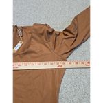 SKIMS NEW  All-In-One Scoop Neck Long Sleeve Jumpsuit - Caramel Womens‎ Size 2X Photo 7