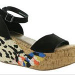 Naughty Monkey Naughty‎ monkey platform sandals boho style size 9.5 Photo 0