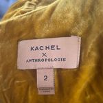 Anthropologie Kachel x  Golden Velvet silk blend Midi Dress size 2 Photo 2