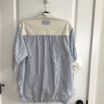 We The Free  Striped Button Down Shirt 3/4 Sleeve Size XS Photo 2