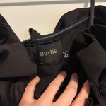 DO+BE Black Ruffled Strapless Romper Photo 3