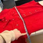 Vintage 90s Red 100% Cotton Pearl Snap Western Long Sleeve Shirt Size XL Unisex Photo 2