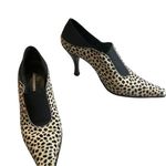 Donald Pliner Hair Leather Boot Shoe Pump Elastic Side Panels, Sz 8 Photo 0