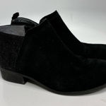 Toms  Deia boots black wool suede mixed media size‎ 8.5 Photo 0