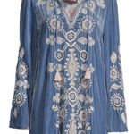 Johnny Was Liona heavily embroidered velvet dress NWT Photo 7