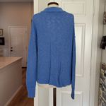 Sundance cotton relaxed polo pullover sweater Blue Size M Photo 6